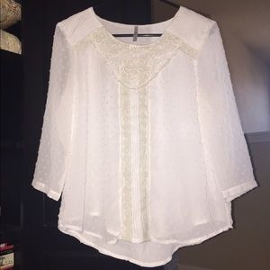 Cream/White Blouse