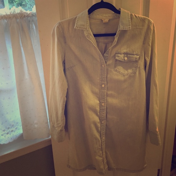 J. Crew classic chambray dress