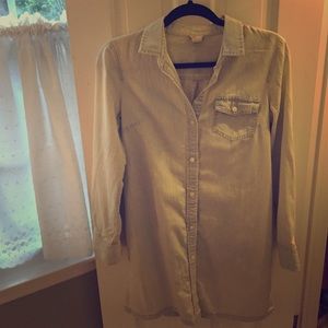 J. Crew classic chambray dress