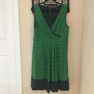 Nautical Lands End Sleeveless Dress