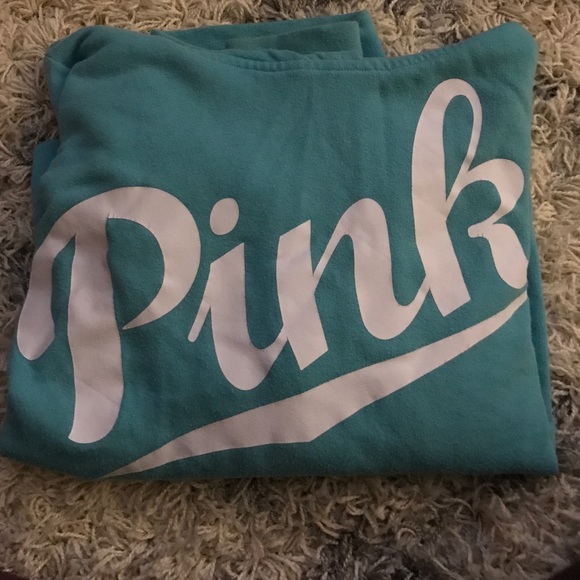 PINK teal hoodie