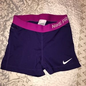 Nike shorts medium purple