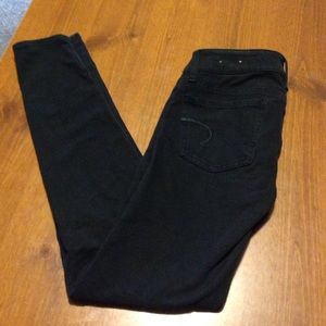 Black Super stretch jegging size 0