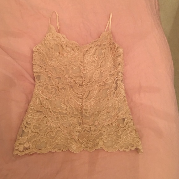 Beautiful lace tank top purchased at Boston Proper - Picture 2 of 4