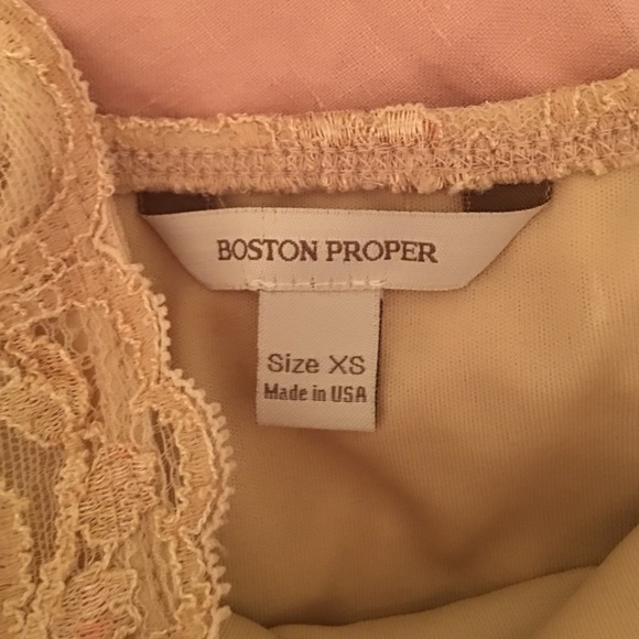 Beautiful lace tank top purchased at Boston Proper - Picture 4 of 4