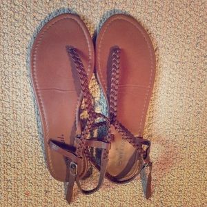 Leather Sandals size 8 from Wet Seal