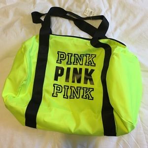 NWT PINK small duffle