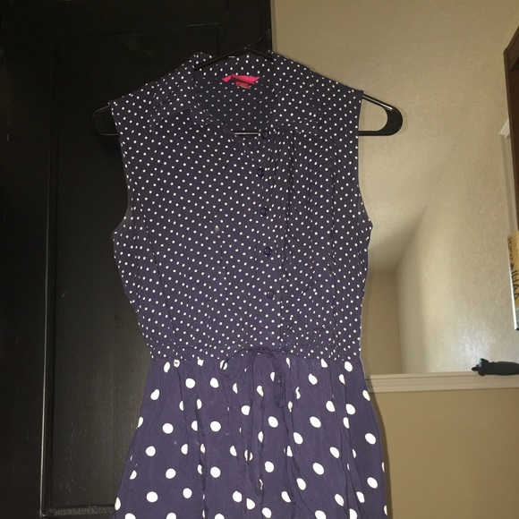 Polka Dot Button Down Dress