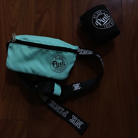 VS PINK Fanny Pack & Coozie
