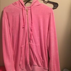 Juicy velour zip up