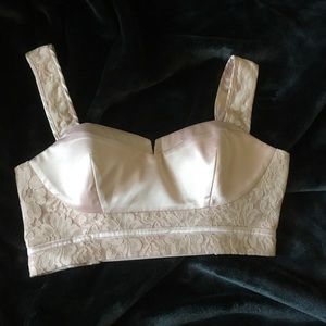 Silk Bebe crop top