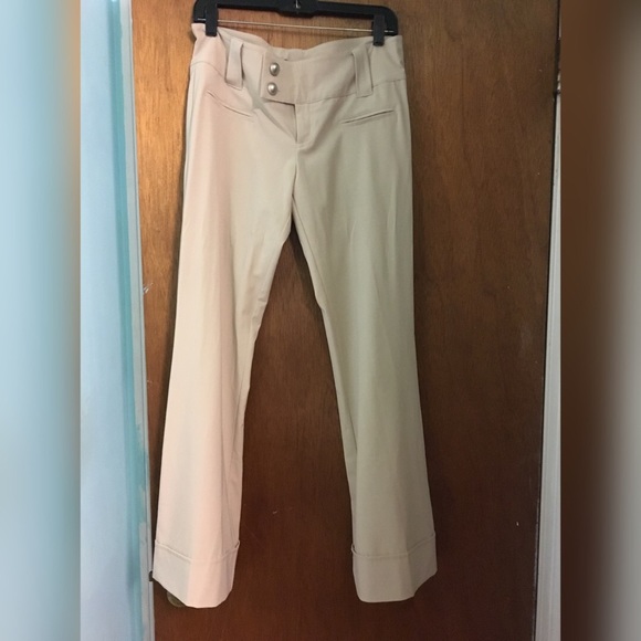 Dress Pants Beige size 9 with slight flare!