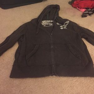 Men's Brown XL American Eagle Sweatshirt