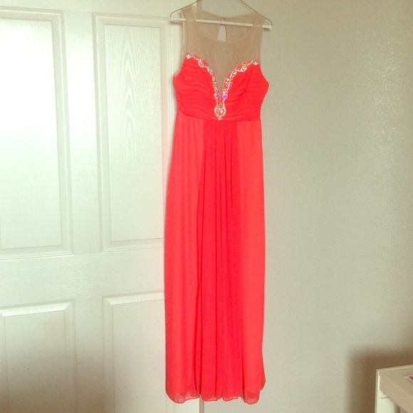Vibrant Prom Homecoming Evening Dress