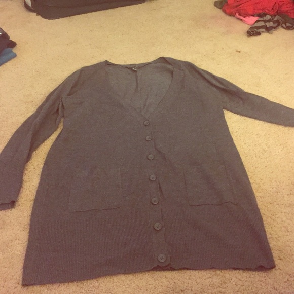 H & M Grey Cardigan