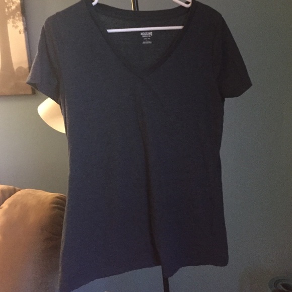Blue v-neck