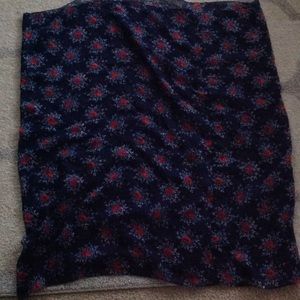Blue Floral Infinity Scarf MUST SELL