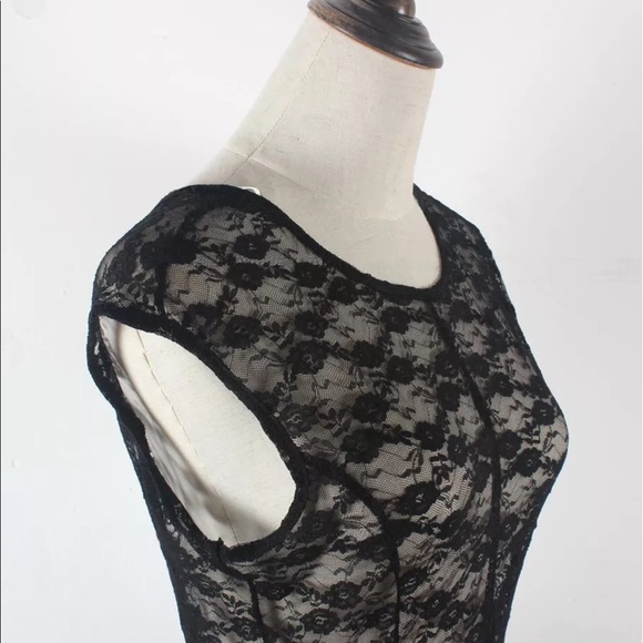• Gorgeous Gypsy Lace Boho Dress in Black • - Picture 5 of 7