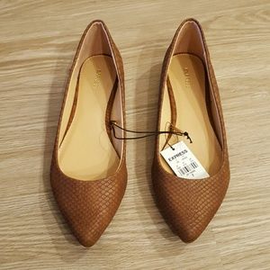 Express Cognac Flats