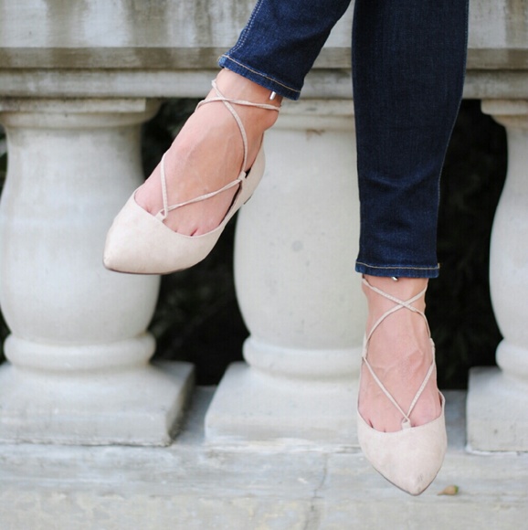 Steve Madden Blush Lecrew Lace-up flats Size 7.5 - Picture 3 of 6