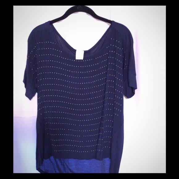 Ella Moss Navy Top