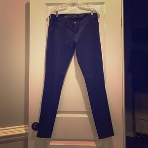 *REDUCED* Express Stella Leather Look Jeans
