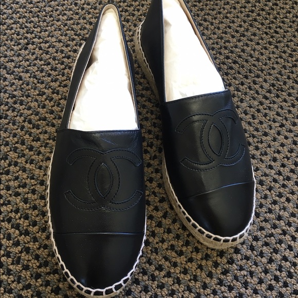 Chanel Leather Espadrilles size 37