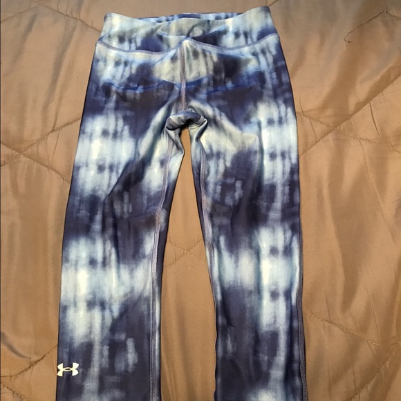 EUC Under Armour blue Capris