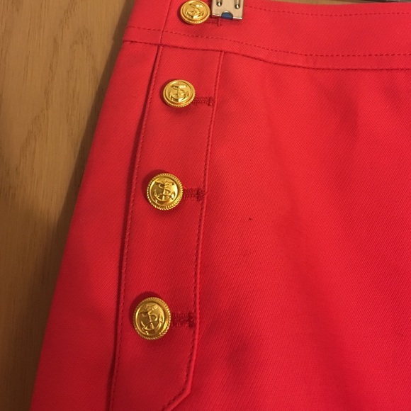 Red Nautical J.Crew skirt - Picture 2 of 4