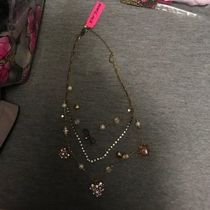 Betsey John Three Layer Necklace