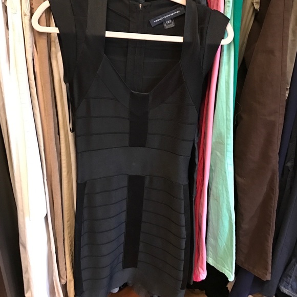 French Connection sexy bondage dress