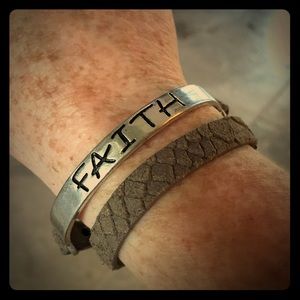 "Faith" GoodWork(s) Inspirational Magnet Bracelet