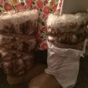 Faux Fur Boots
