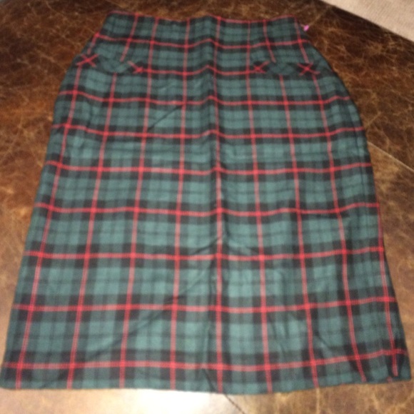 Vintage Christmas a-line skirt