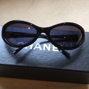 Black Chanel Sunglasses