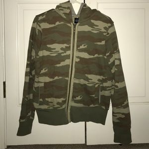 Camo zip up