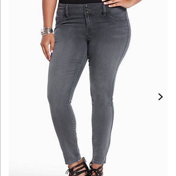 Torrid pewter grey jegging