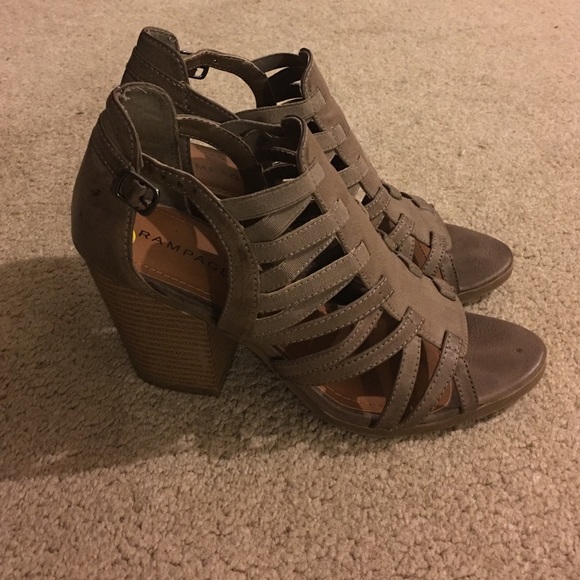 Rampage Shoes - Rampage Chunky Cage Heels
