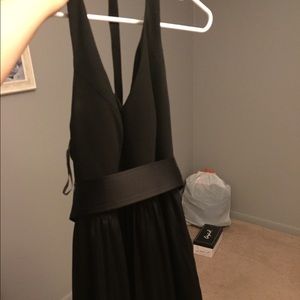 Vera Wang Black Bridesmaids Dress