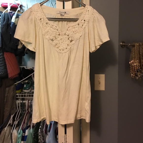 Off white Forever 21 shirt