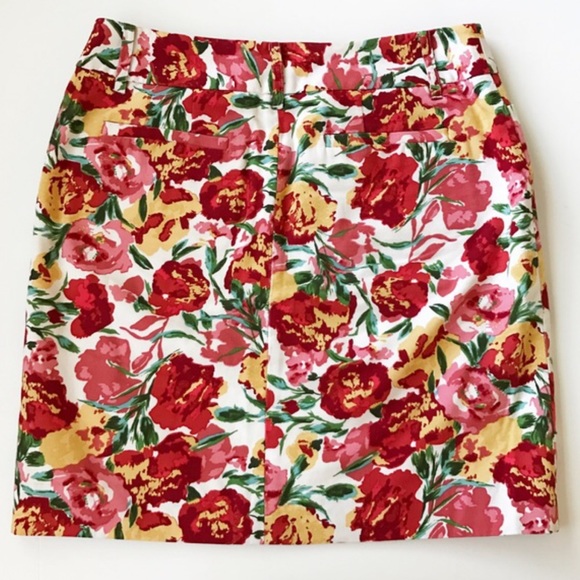 Ann Taylor LOFT Floral Skirt - Picture 2 of 4