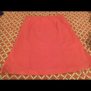 J. Crew Wool Skirt - Salmon - Size 6