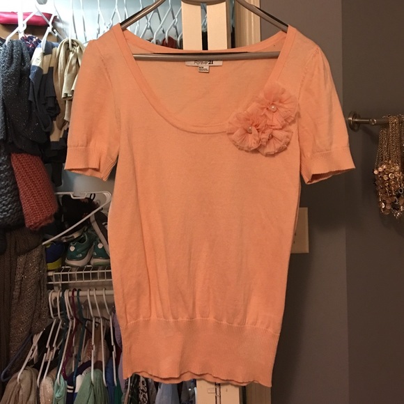 Peach Forever 21 shirt