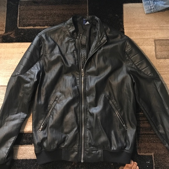 Faux leather jacket