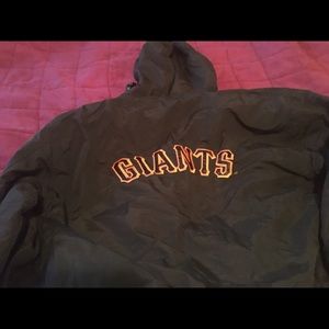 NEW SF Giants jacket with hood -- Size small