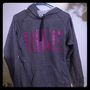 Purple Nike therma-fit hoodie