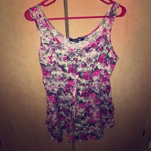 Floral flowy F21 top