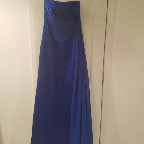 David's Bridal bridesmaid gown