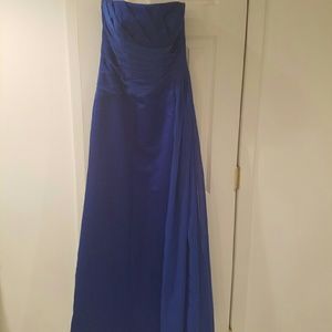 David's Bridal bridesmaid gown