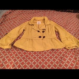 Yellow Sweater Jacket